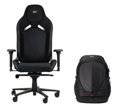 Fotel gamingowy SMX Fotel gamingowy Semeru + Gaming Backpack plecak na laptopa